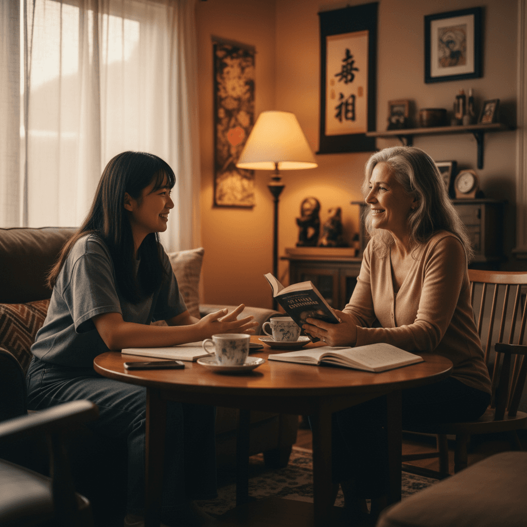 ホストパレントとの個人的な会話の時間